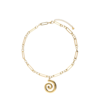 SUNROCKS SHELL NECKLACE - GOLD