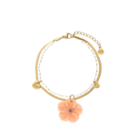 My Jewellery PEACH FLOWER BRACELET - GOLD