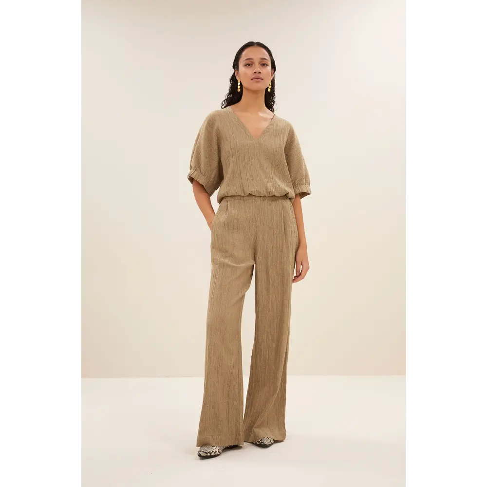 BY BAR BENJI LUREX PANTS - GOLD