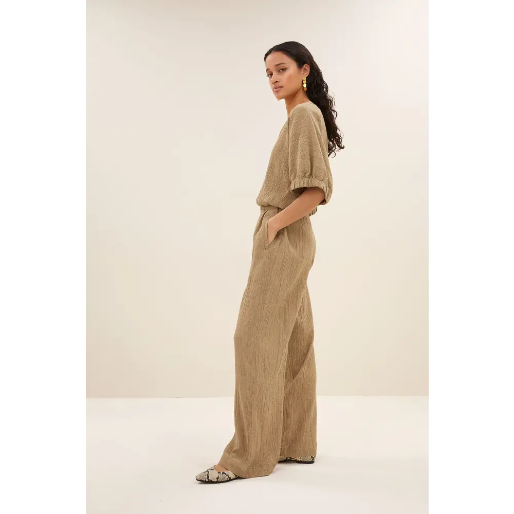 BY BAR BENJI LUREX PANTS - GOLD