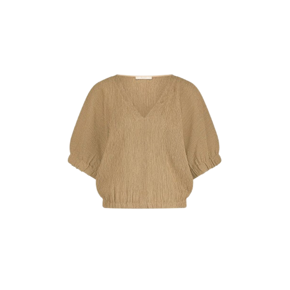MABEL LUREX BLOUSE - GOLD BY BAR MABEL LUREX BLOUSE - GOLD