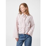 Neo Noir FRANCESCA STRIPE SHIRT - ROSE