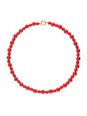 My Jewellery BEADS NECKLACE - BURGUNDY RED