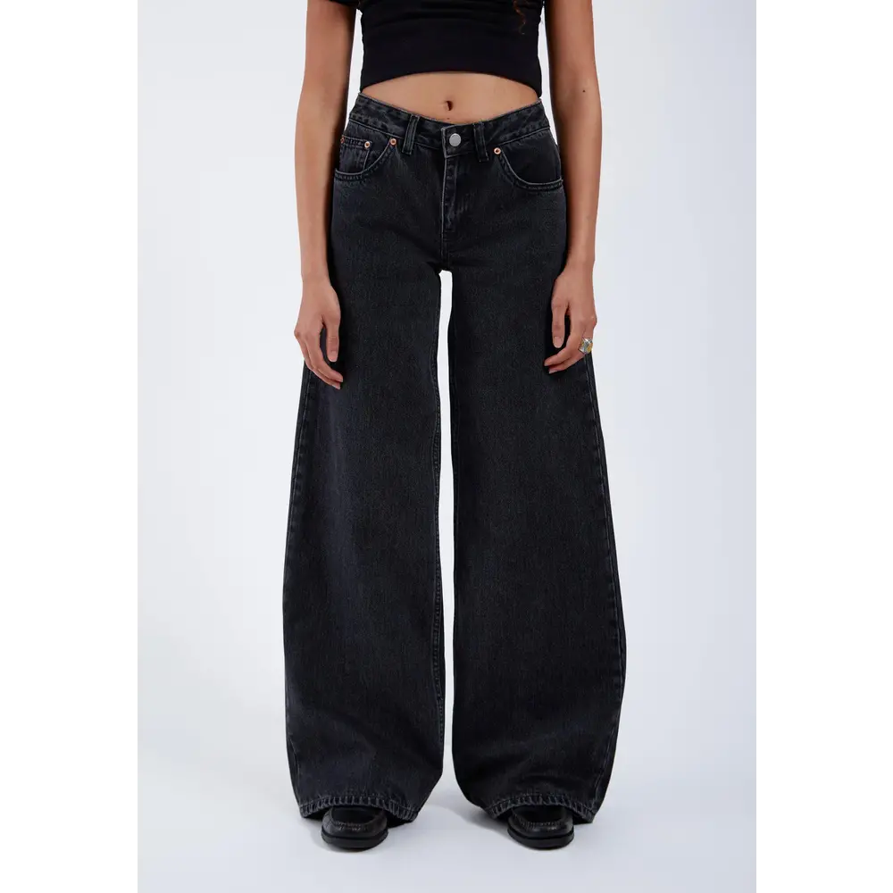 RHUE SLOUCHY FLARE JEANS - RETRO BLACK DRDENIM RHUE SLOUCHY FLARE JEANS - RETRO BLACK