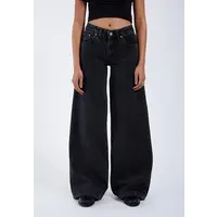 RHUE SLOUCHY FLARE JEANS - RETRO BLACK