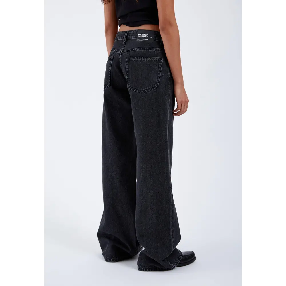 RHUE SLOUCHY FLARE JEANS - RETRO BLACK DRDENIM RHUE SLOUCHY FLARE JEANS - RETRO BLACK