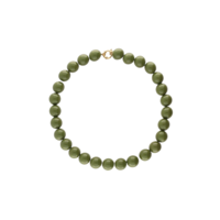 BEADS NECKLACE - DARK GREEN