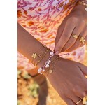 THREE FLOWERS BRACELET - GOLD My Jewellery THREE FLOWERS BRACELET - GOLD