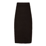 HYNNE KNIT SKIRT - DARK BROWN Neo Noir HYNNE KNIT SKIRT - DARK BROWN