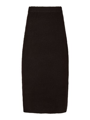 Neo Noir HYNNE KNIT SKIRT - DARK BROWN