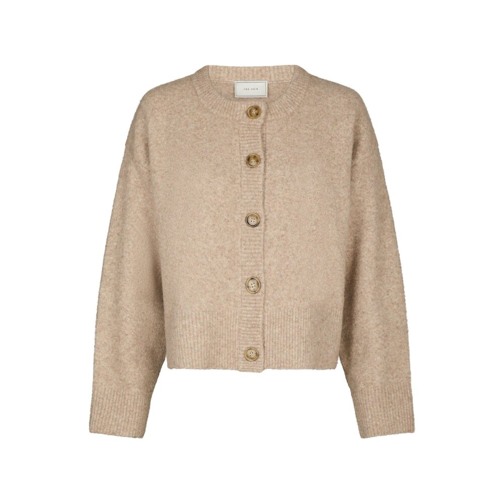 Neo Noir MUKI KNIT CARDIGAN - SAND MELANGE