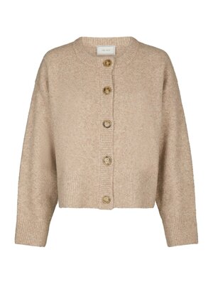 Neo Noir MUKI KNIT CARDIGAN - SAND MELANGE
