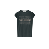 THELMA NIGHTS TOP - JET BLACK