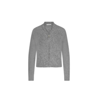 JONAS ZIPP CARDIGAN - GREY MELEE