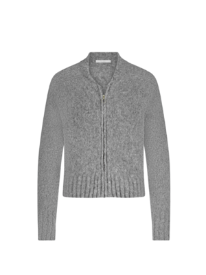 BY BAR JONAS ZIPP CARDIGAN - GREY MELEE