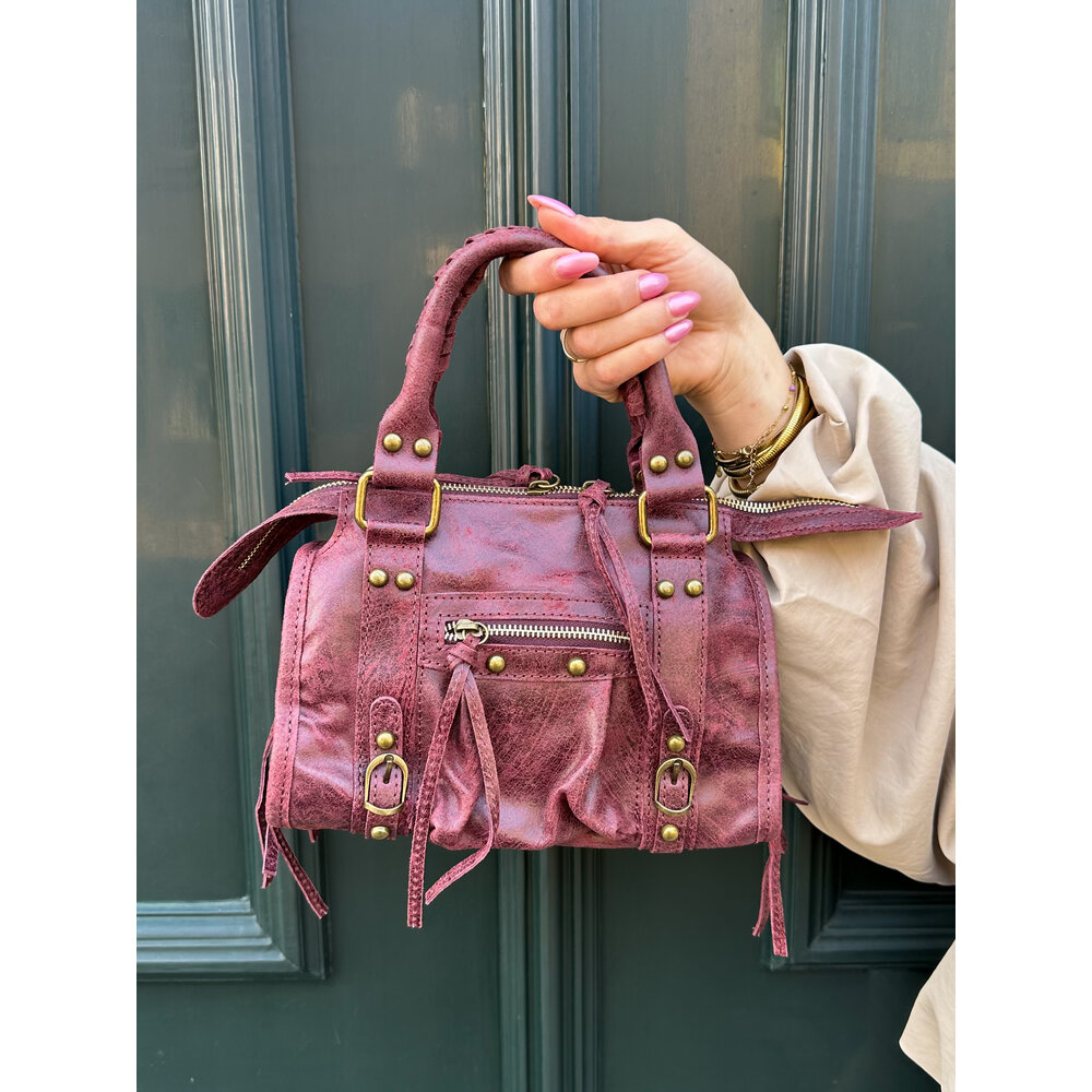 RINA CLASSIC GRAIN BAG - BORDEAUX LOTZ & LOT RINA CLASSIC GRAIN BAG - BORDEAUX