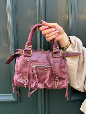 LOTZ & LOT RINA CLASSIC GRAIN BAG - BORDEAUX LOTZ & LOT RINA CLASSIC GRAIN BAG - BORDEAUX