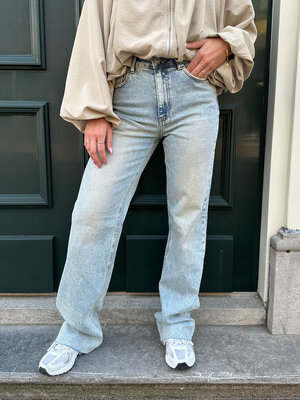 LOTZ & LOT ELÈNE WIDE LEG TALL JEANS - VINTAGE BLUE