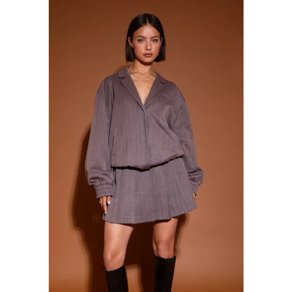 BODINE JACKET - GREY Studio Amaya BODINE JACKET - GREY