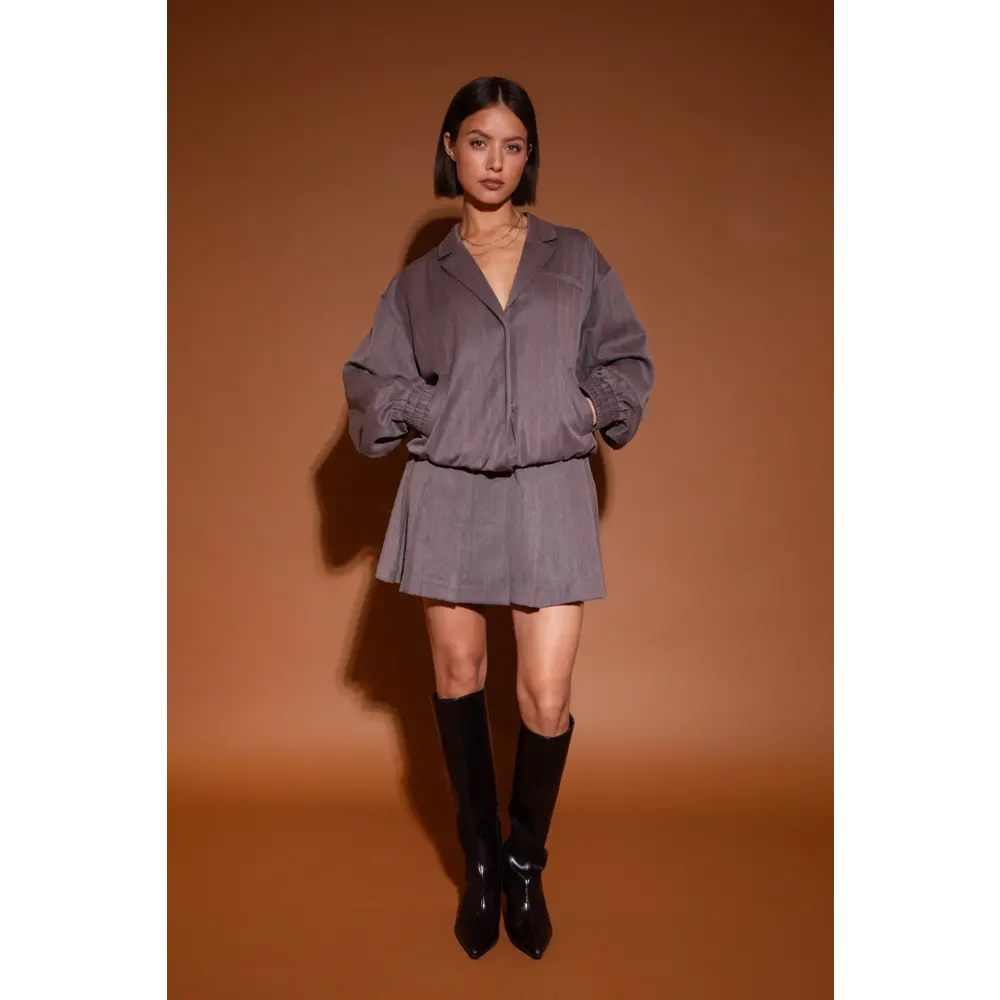 BODINE JACKET - GREY Studio Amaya BODINE JACKET - GREY