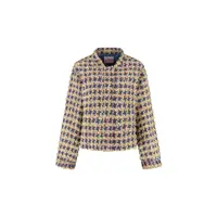 FLEUR BOMBER JACKET - MULTI PRINT