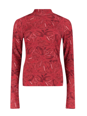 Harper & Yve JANE TOP - RUBY RED FLOWER