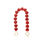 HEARTS PHONE CORD - RED My Jewellery HEARTS PHONE CORD - RED