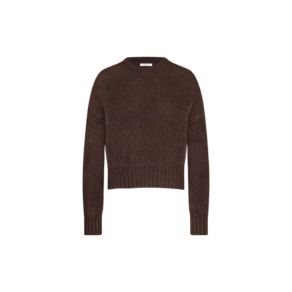 BY BAR SONNY SPARKLE PULLOVER - DARK BROWN