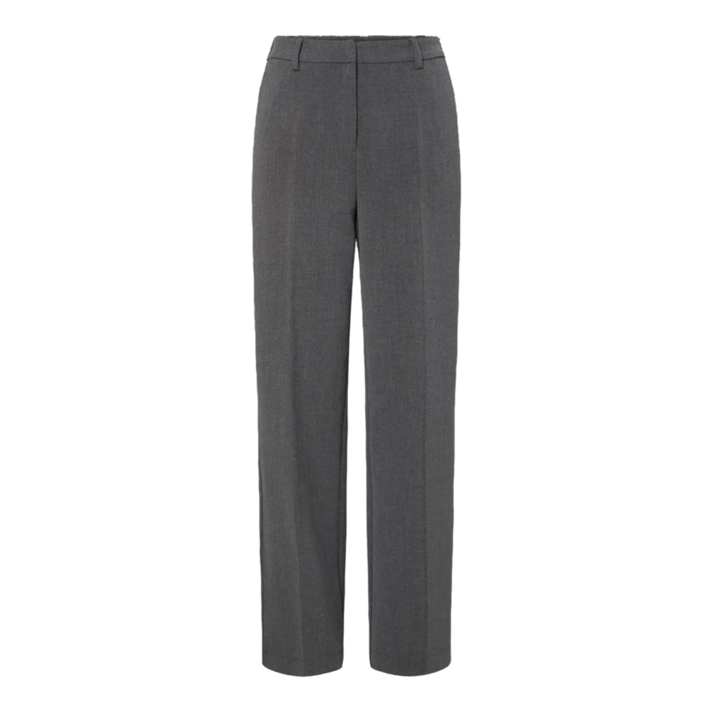 LIKKA WIDE LEG PANTS - DARK GREY YAS LIKKA WIDE LEG PANTS - DARK GREY