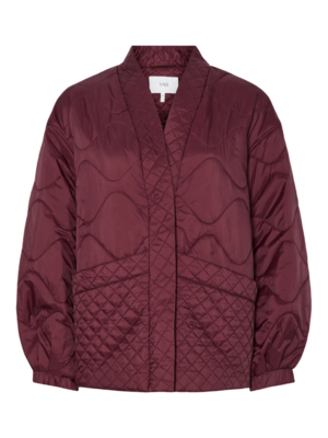 YAS TUCCO JACKET - BORDEAUX