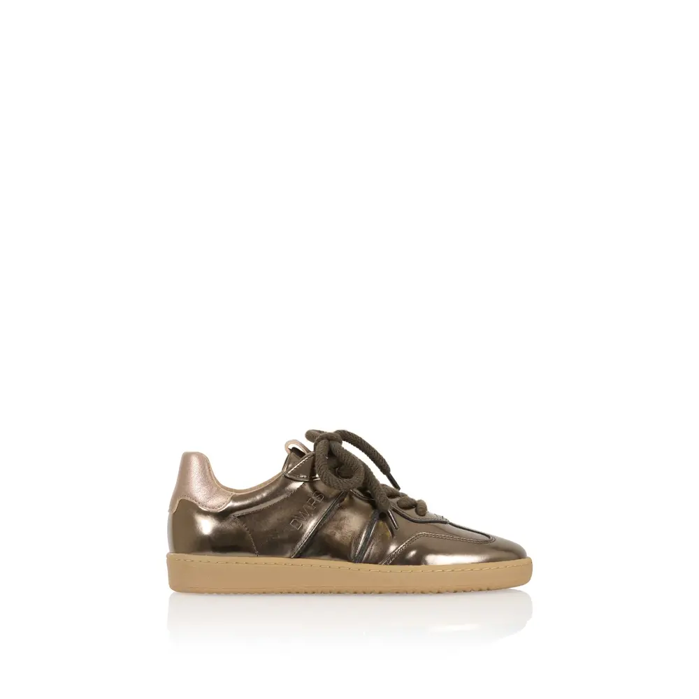 DWRS label POONA METALLIC SNEAKERS - TAUPE/CIPRA