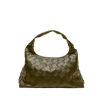 NUNOO BIG DANDY BRAIDED BAG - DARK OLIVE