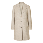 Selected Femme SASJA WOOL COAT - SANDSHELL MELANGE