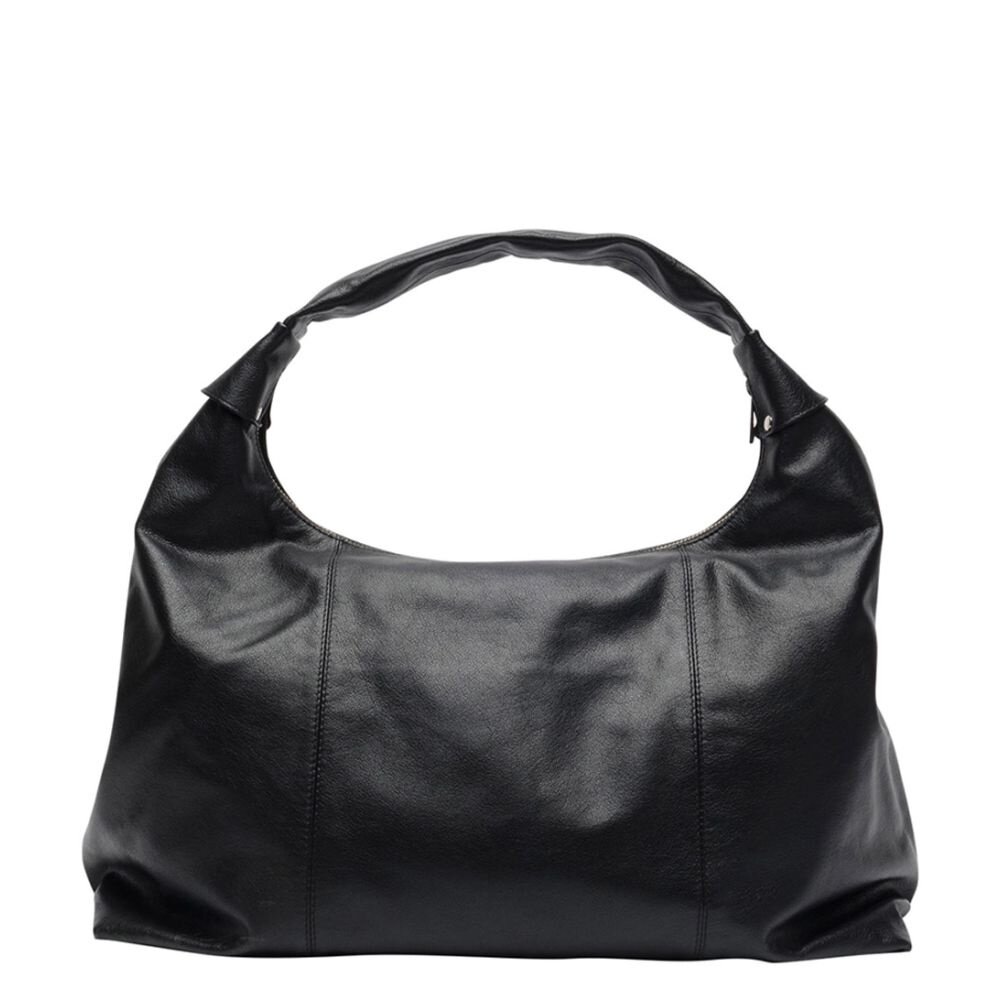 NUNOO MAXI DANDY BRAIDED BAG - BLACK