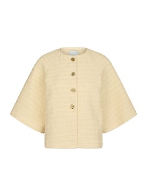 Neo Noir ROSELLA BOUCLE MINI JACKET - LIGHT YELLOW