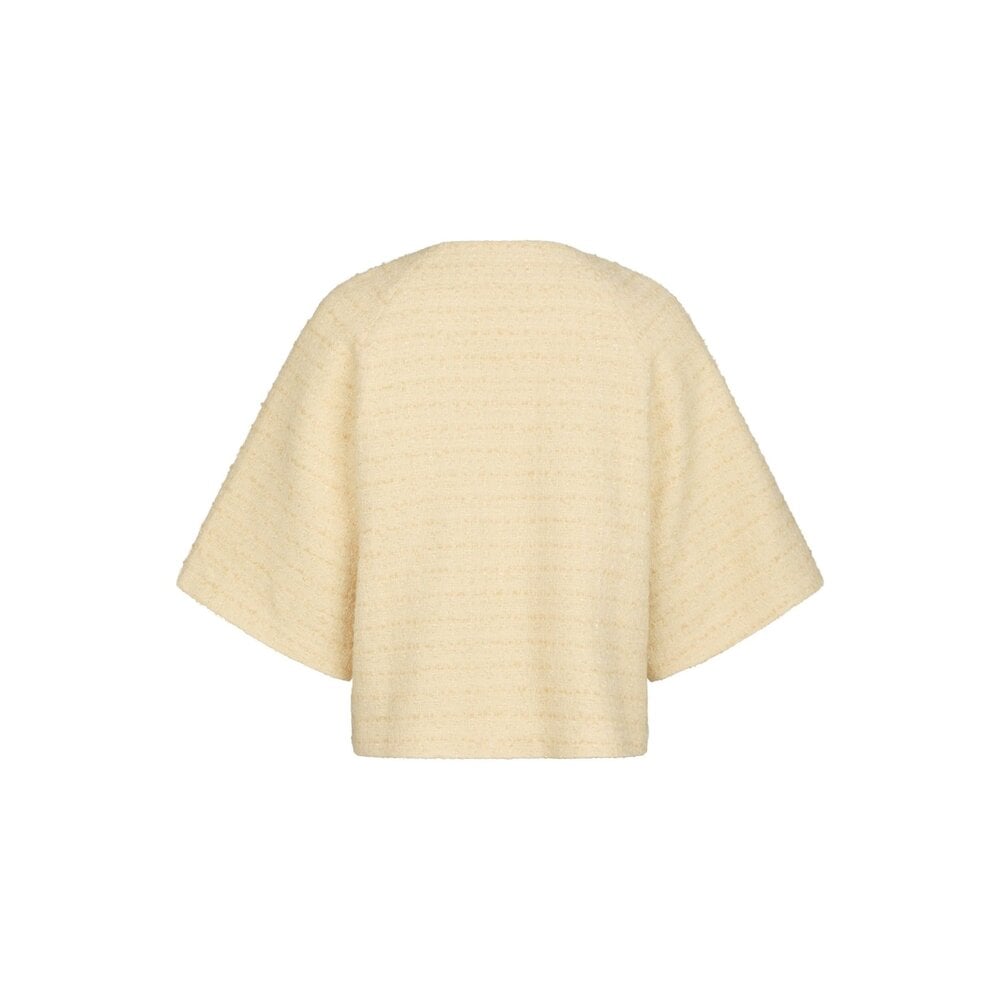Neo Noir ROSELLA BOUCLE MINI JACKET - LIGHT YELLOW