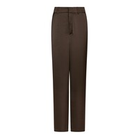 EMMETT HEAVY SATEEN PANTS - DARK BROWN