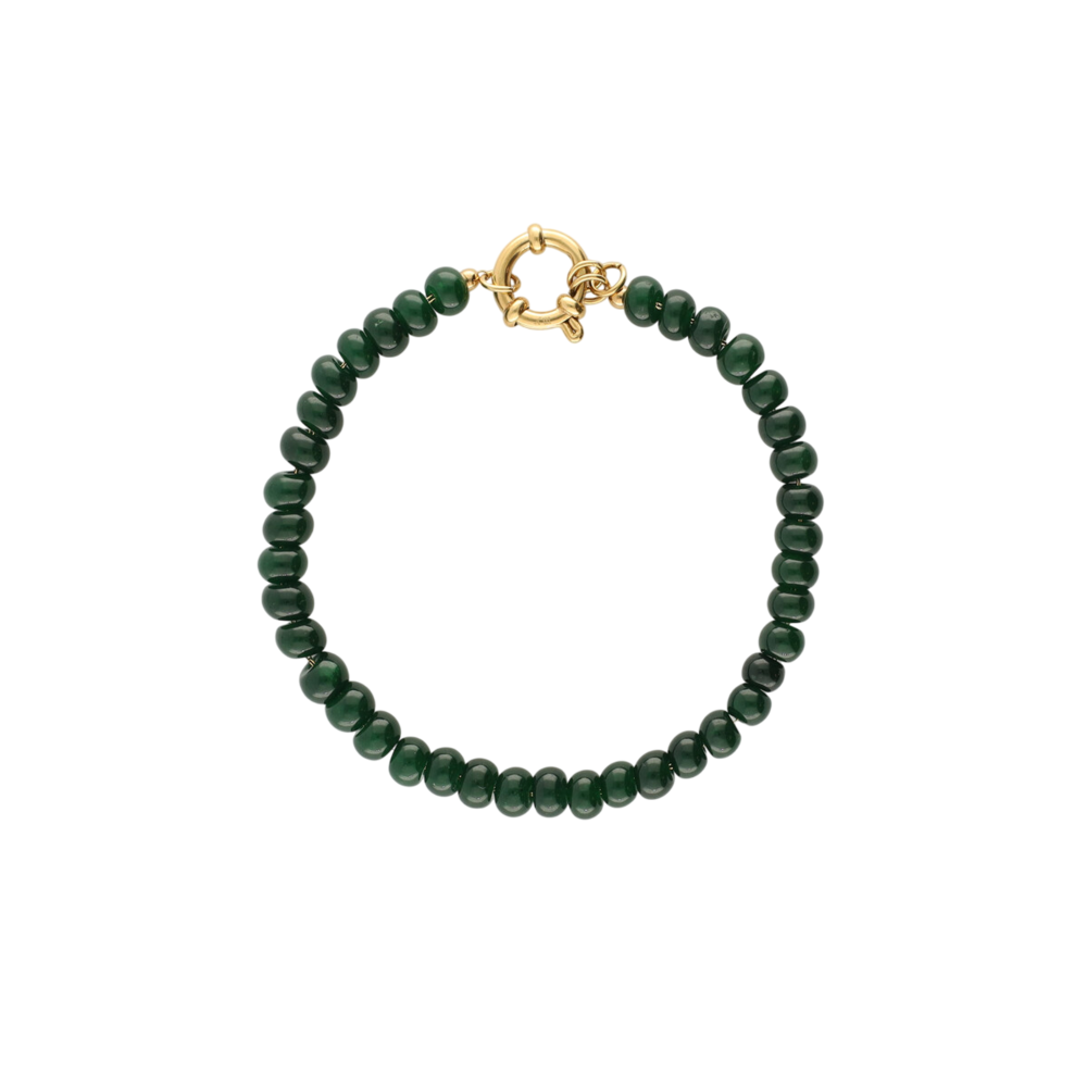 My Jewellery BEAD BRACELET - DARK GREEN
