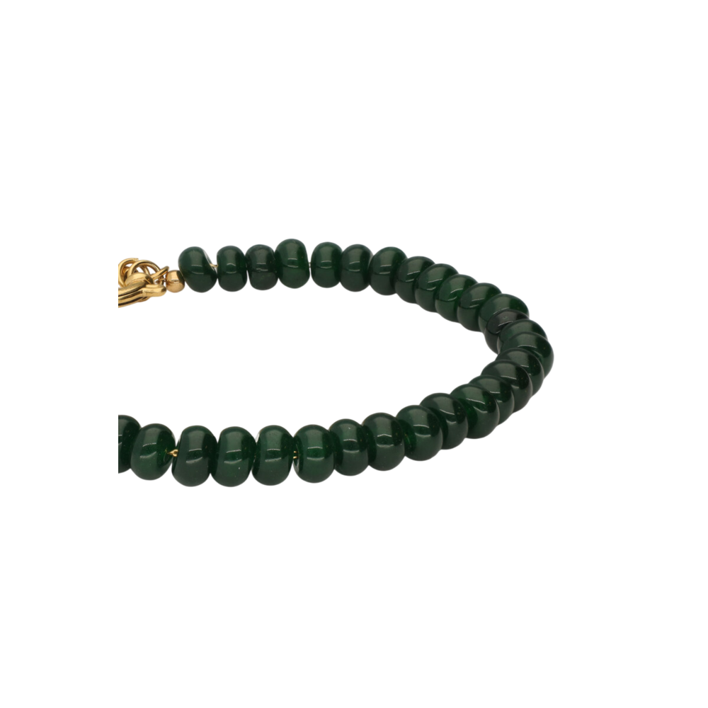 My Jewellery BEAD BRACELET - DARK GREEN