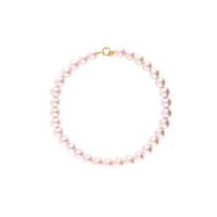GLASS PEARL NECKLACE - PINK