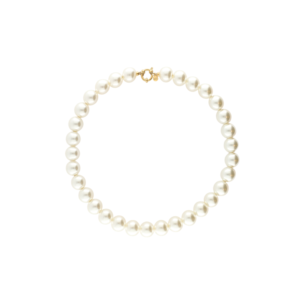 My Jewellery GLASS PEARL NECKLACE - SILVER