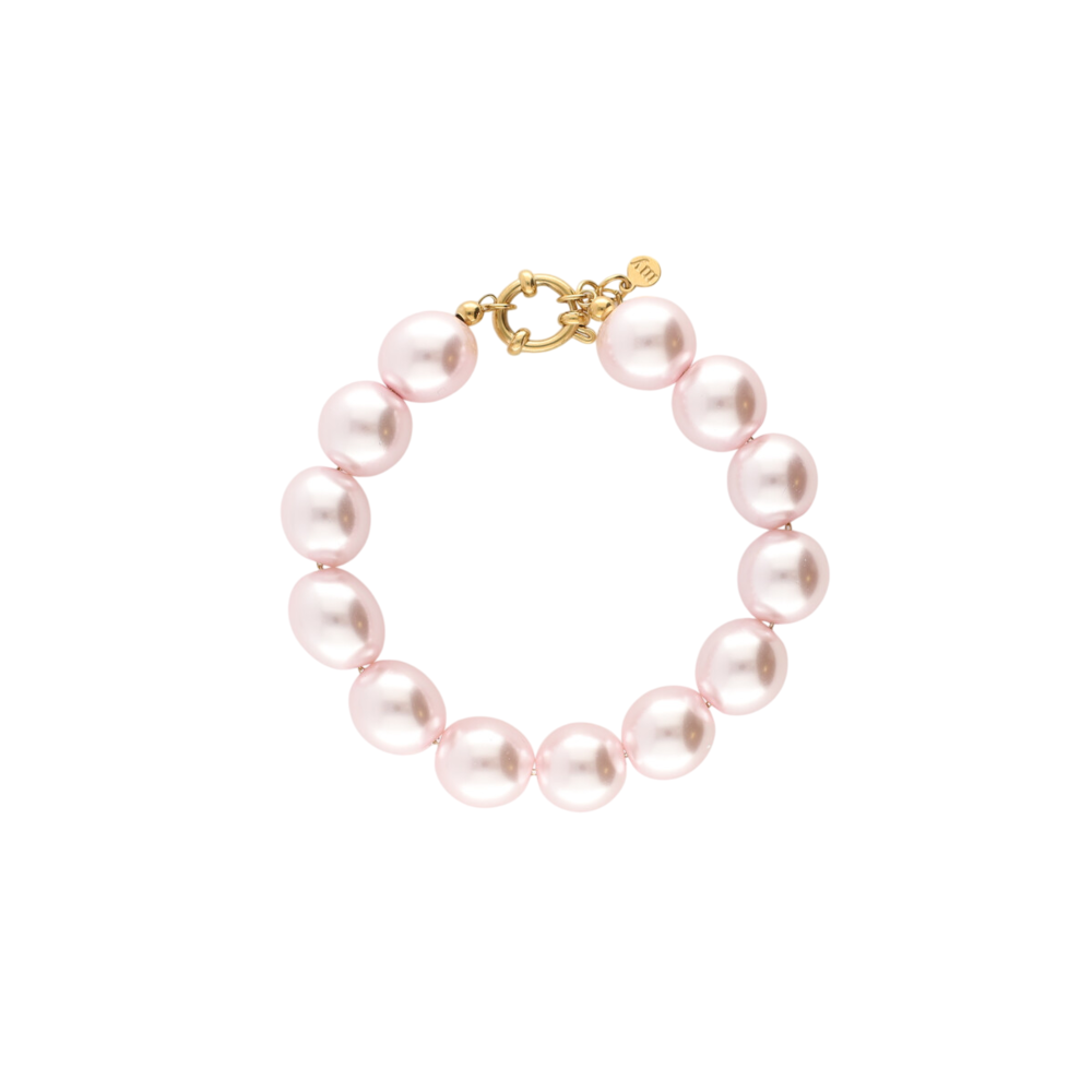 My Jewellery GLASS PEARL BRACELET - PINK