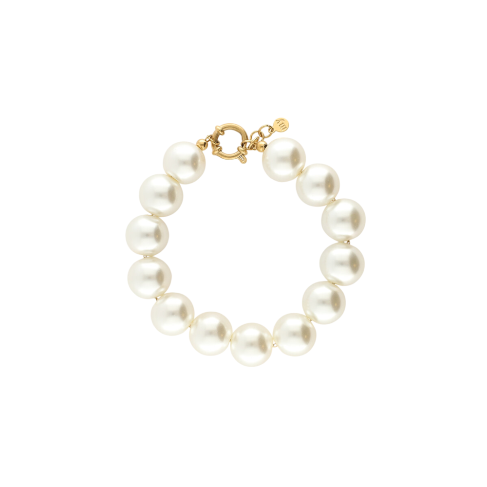 My Jewellery GLASS PEARL BRACELET - SILVER