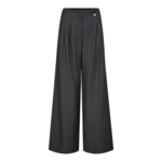 co'couture SAGA PLEAT PANTS - MID GREY