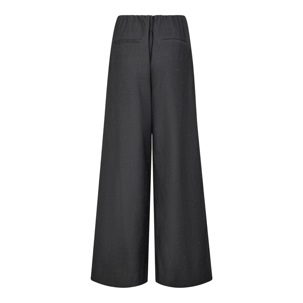 co'couture SAGA PLEAT PANTS - MID GREY
