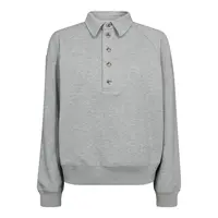 DENGI POLO SWEAT - PALE GREY