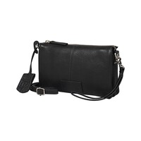 SOFT SKYLAR ZIP BAG - BLACK