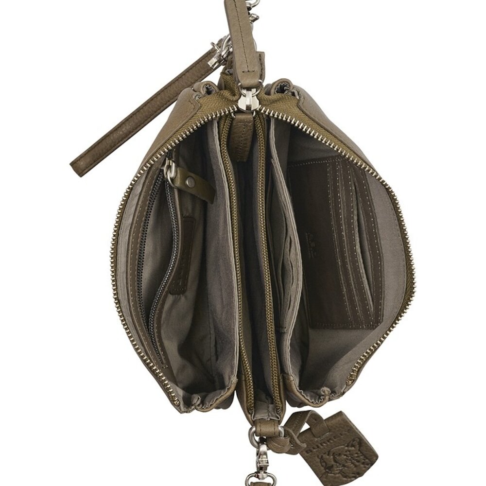 Burkely SOFT SKYLAR ZIP BAG - TAUPE
