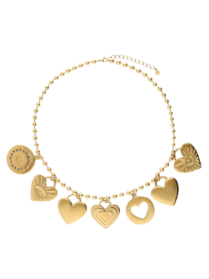 My Jewellery CANDY STATEMENT CHARM NECKLACE - GOLD