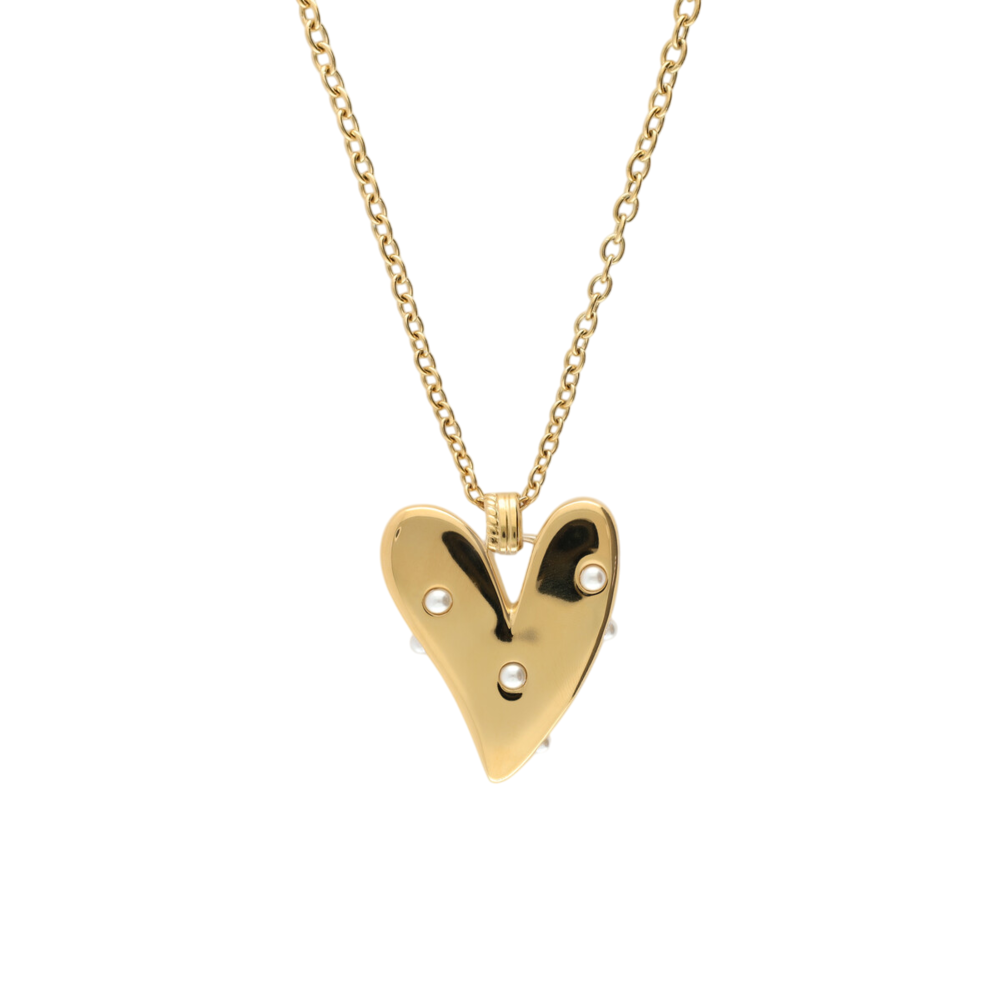 My Jewellery HEART CHARM LONG NECKLACE - GOLD